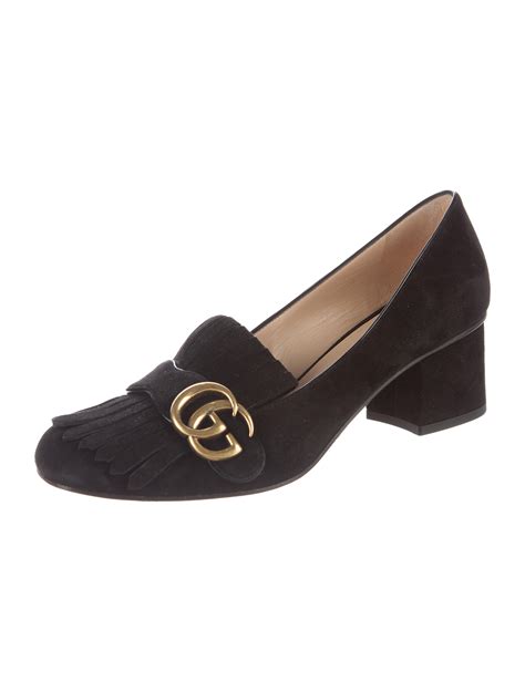 gucci marmont light grey|gucci marmont black suede shoes.